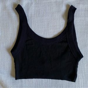 Are You Am cropped tank top